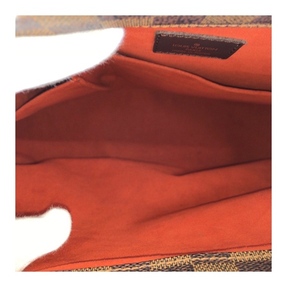 LOUIS VUITTON Authentic Brown Damier Leather Shoulder Bag - Picture 9 of 10